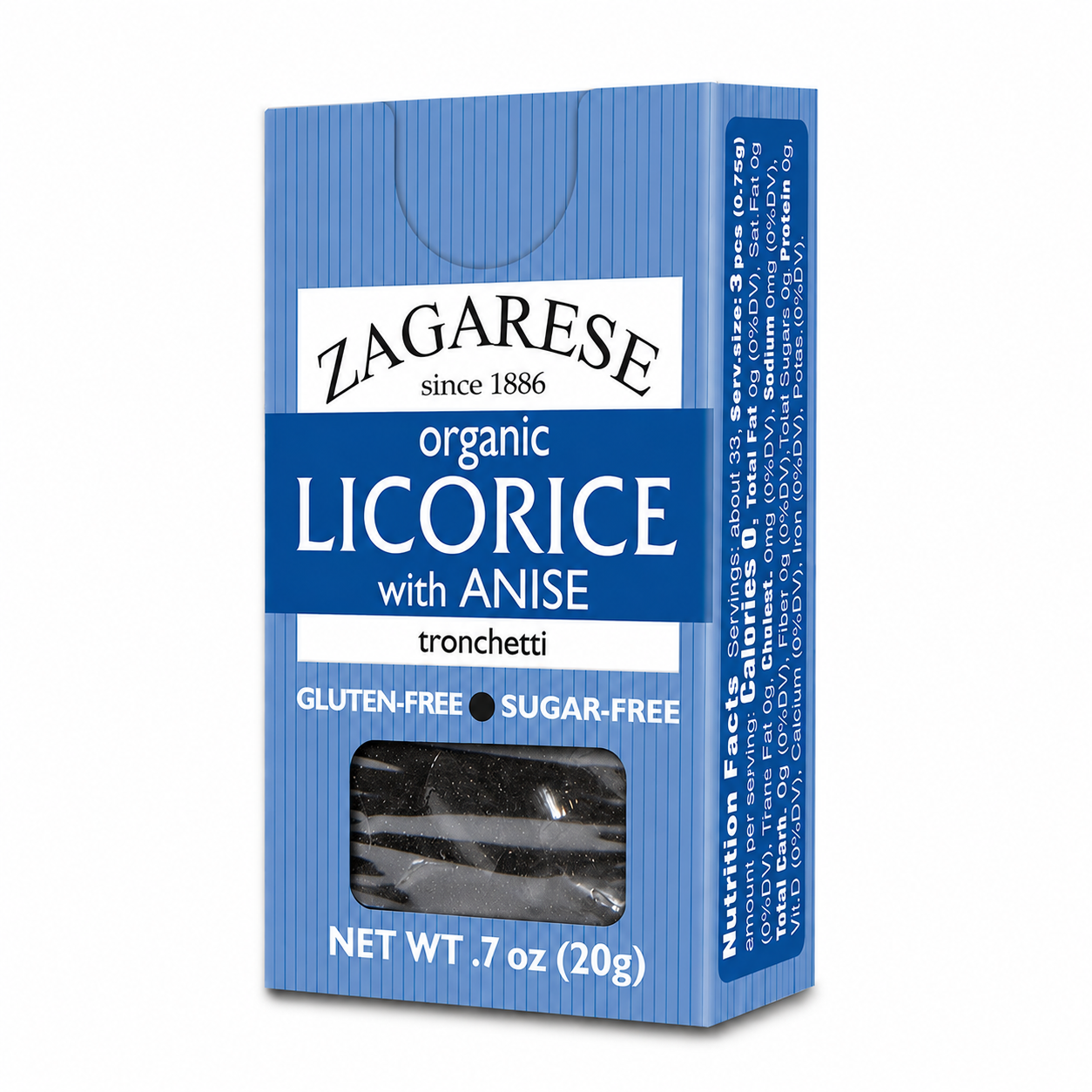 ZAGARESE Organic Licorice extr., Anise fl. 0.7oz box