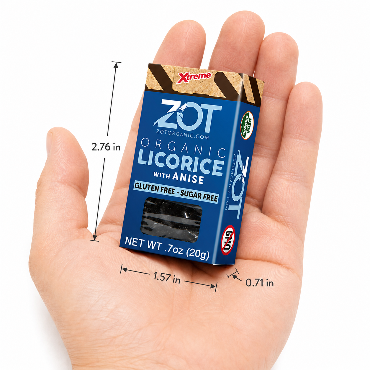 ZOT Organic Licorice Extr. with Anise 0.7 oz Box - Image 3